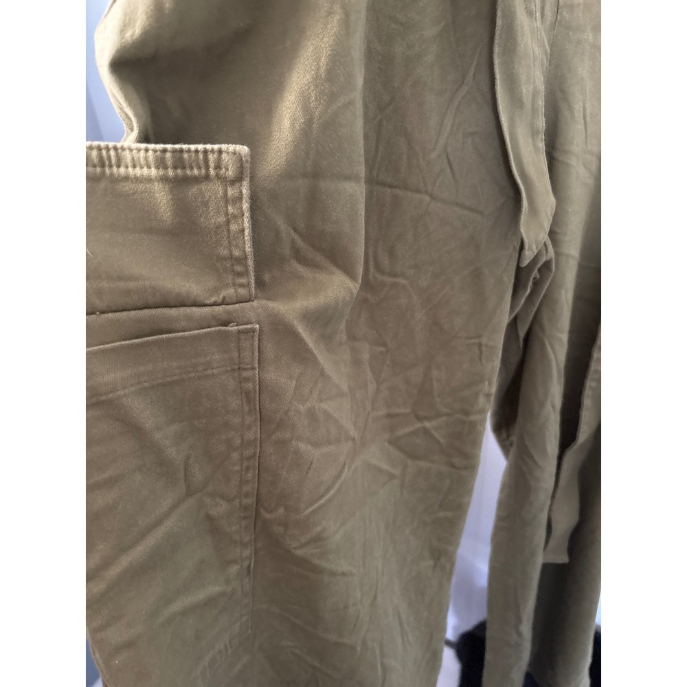 Ava & Viv Womens Plus Size 22 Olive Green Belted Wide Leg Cargo Pants NWT - Picture 2 of 8